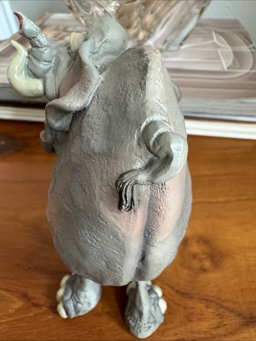 Vintage Russ Berrie Gray Elephant Figurine Doug Harris Filmore Magical Menagerie - Picture 3 of 10